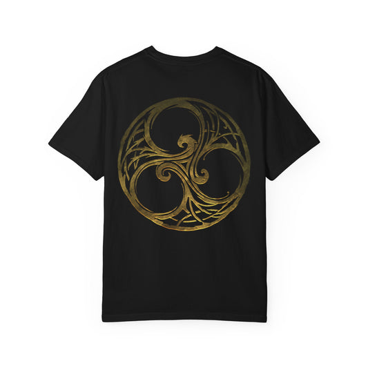 Winds of Numa Sera T-Shirt — Distressed Gold Logo Tee