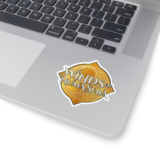 Winds Of Numa Sera - Gold Logo Sticker