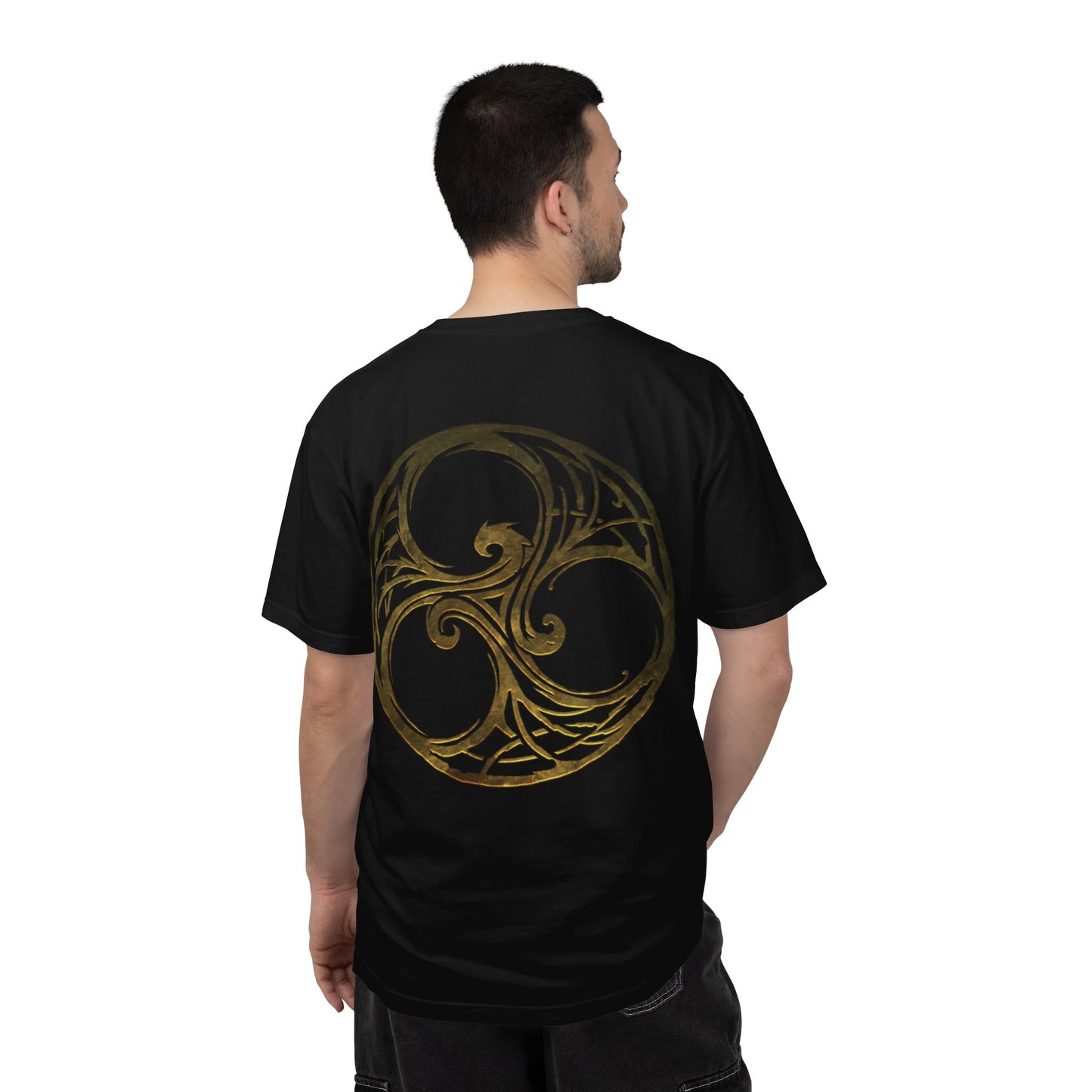 Winds of Numa Sera T-Shirt — Distressed Gold Logo Tee