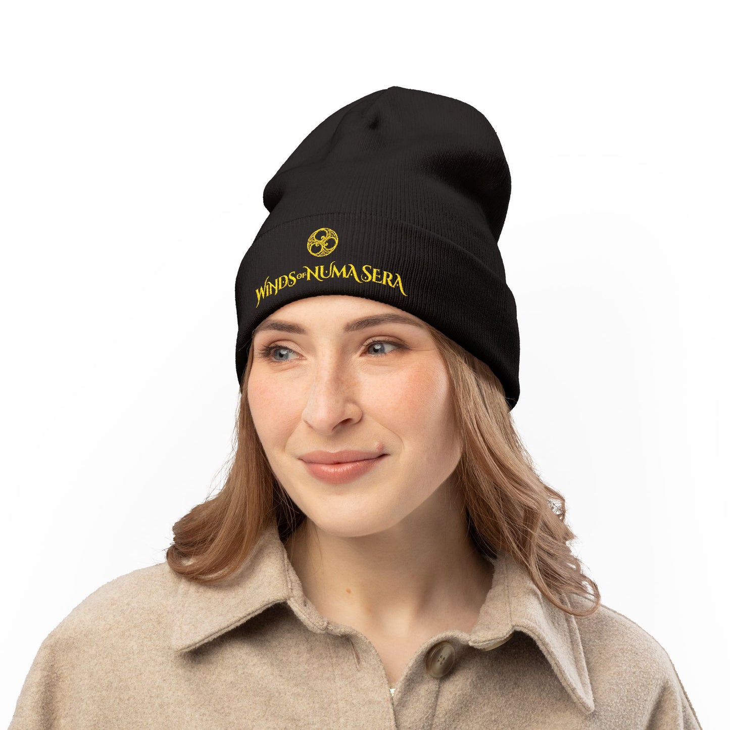 Winds Of Numa Sera - Embroidered Knit Beanie