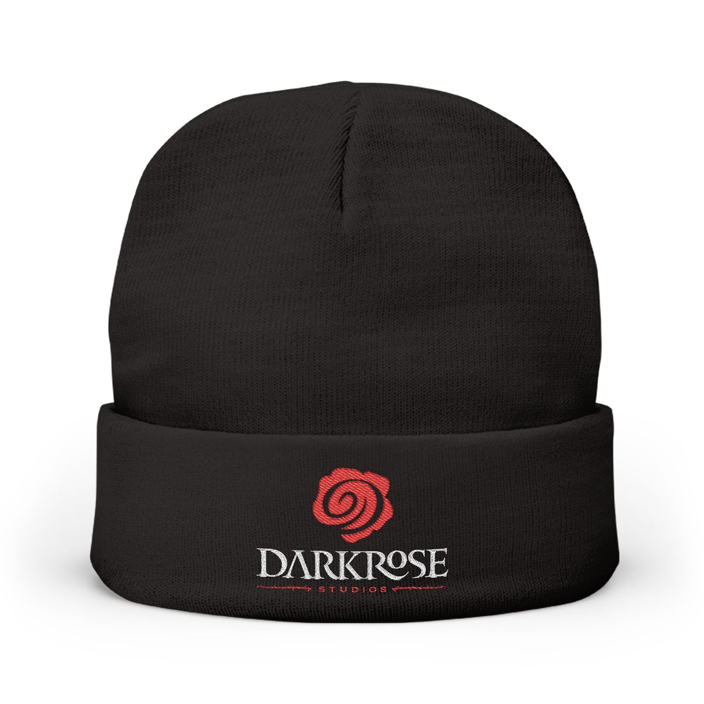 Darkrose Studios - Embroidered Knit Beanie