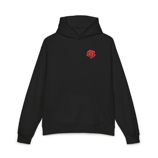 Darkrose Studios - Rose Embroidered Chest - Relaxed Hoodie