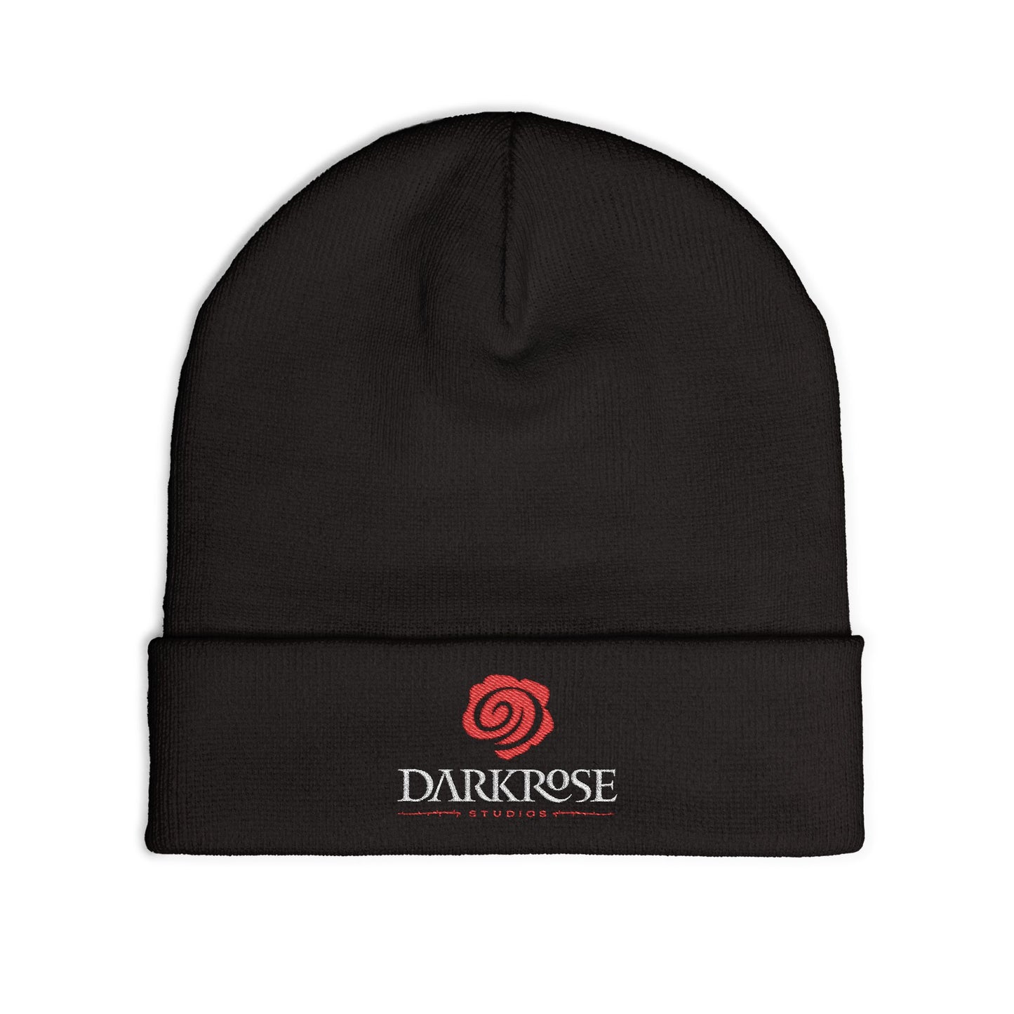Darkrose Studios - Embroidered Knit Beanie